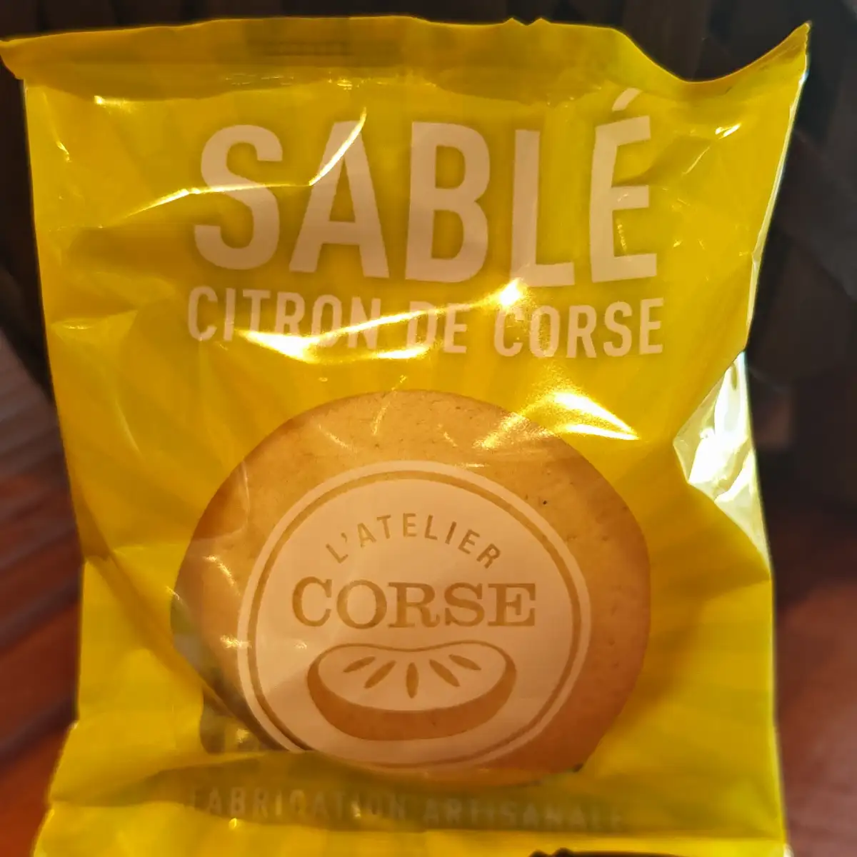 Sablé citron de corse
