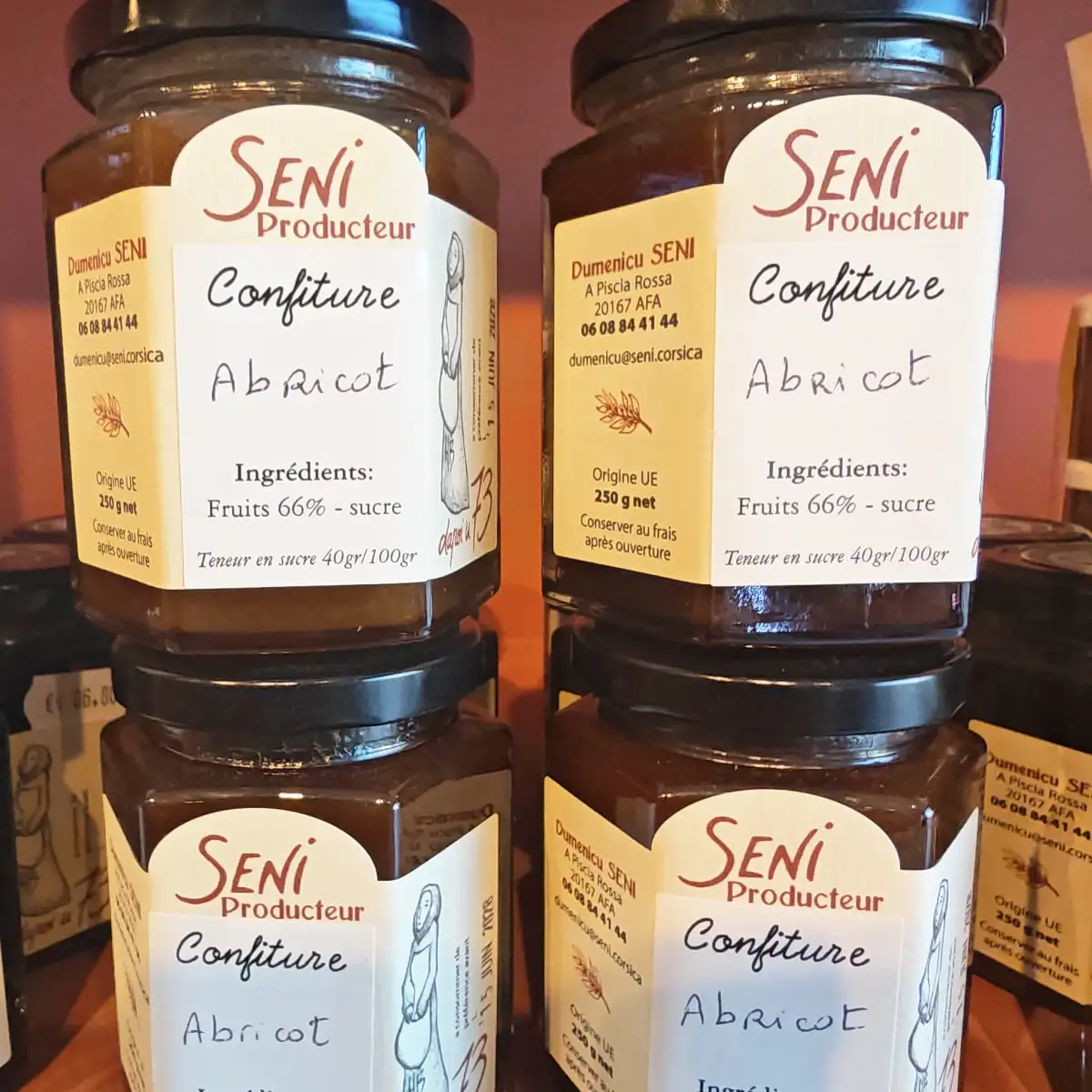 Confiture d'abricots Corse