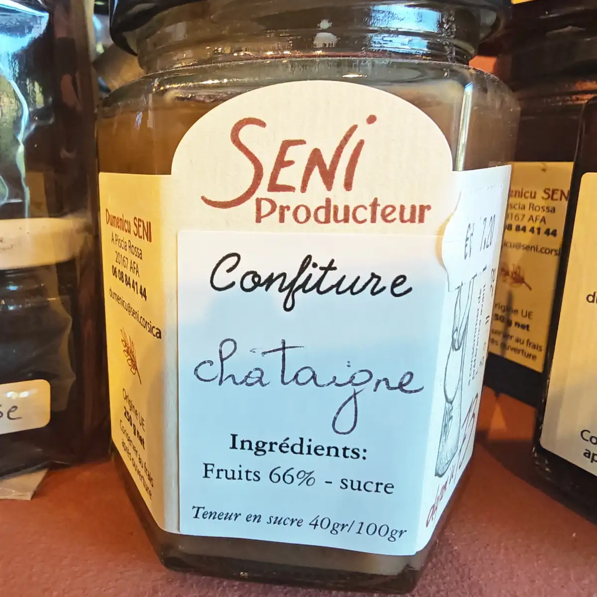 Confiture de châtaignes