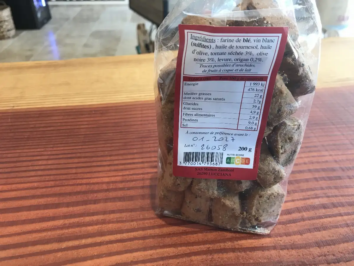 Canistrelli salé tomolori