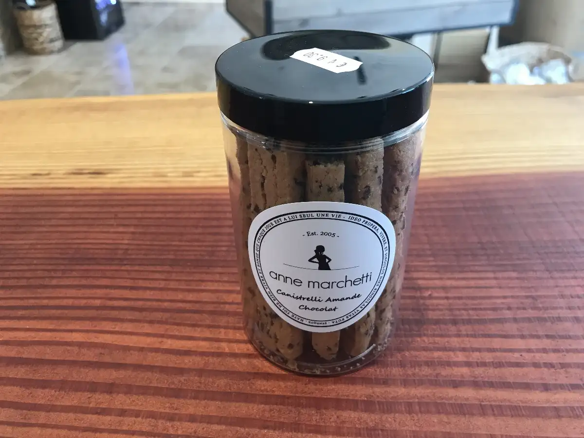 Canistrelli Amande chocolat en pot