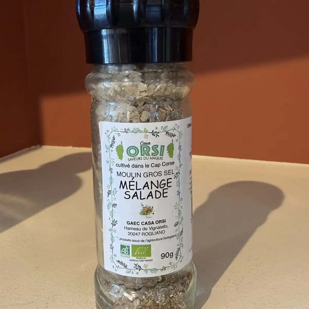 Mélange salade gros sel