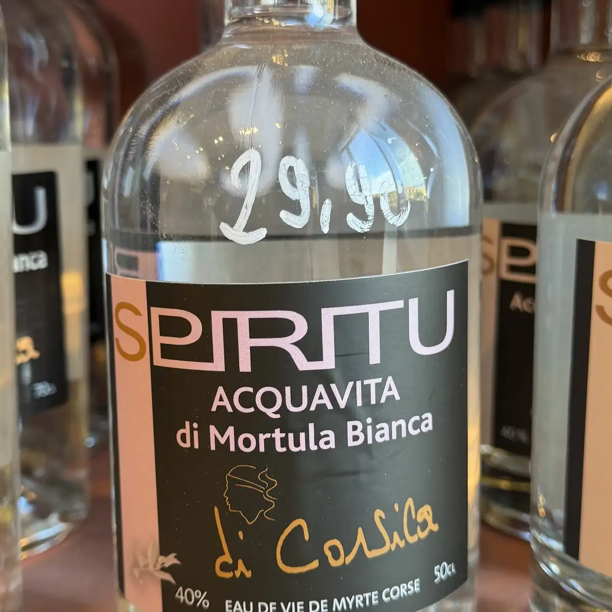 Acquavita di mortula bianca