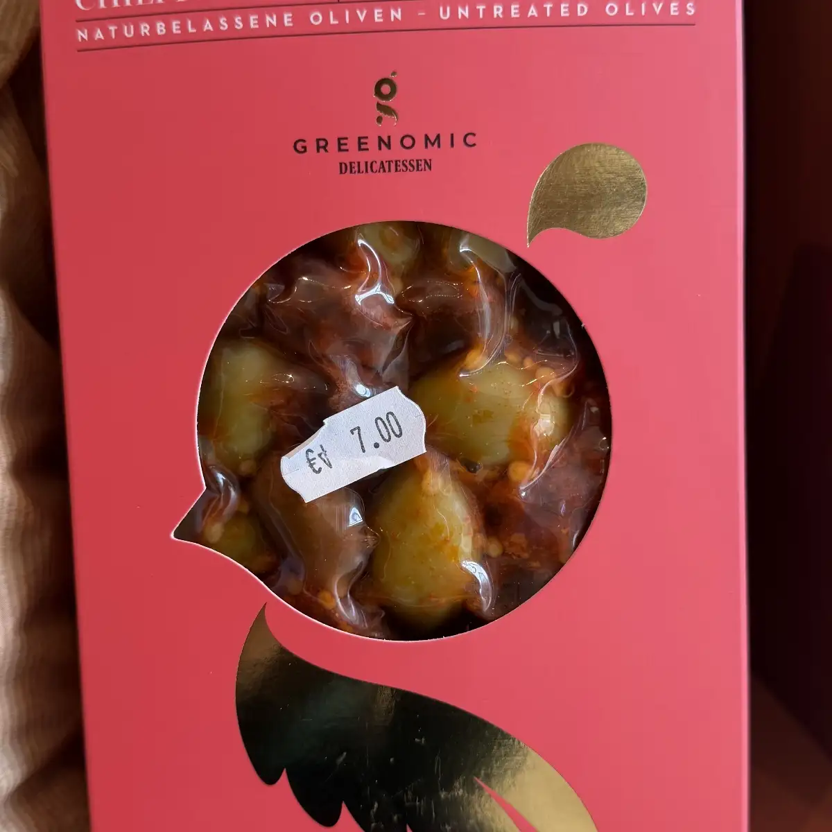 Olives grecques pimentées
