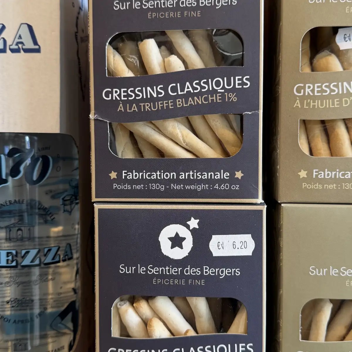 Gressins à la truffe