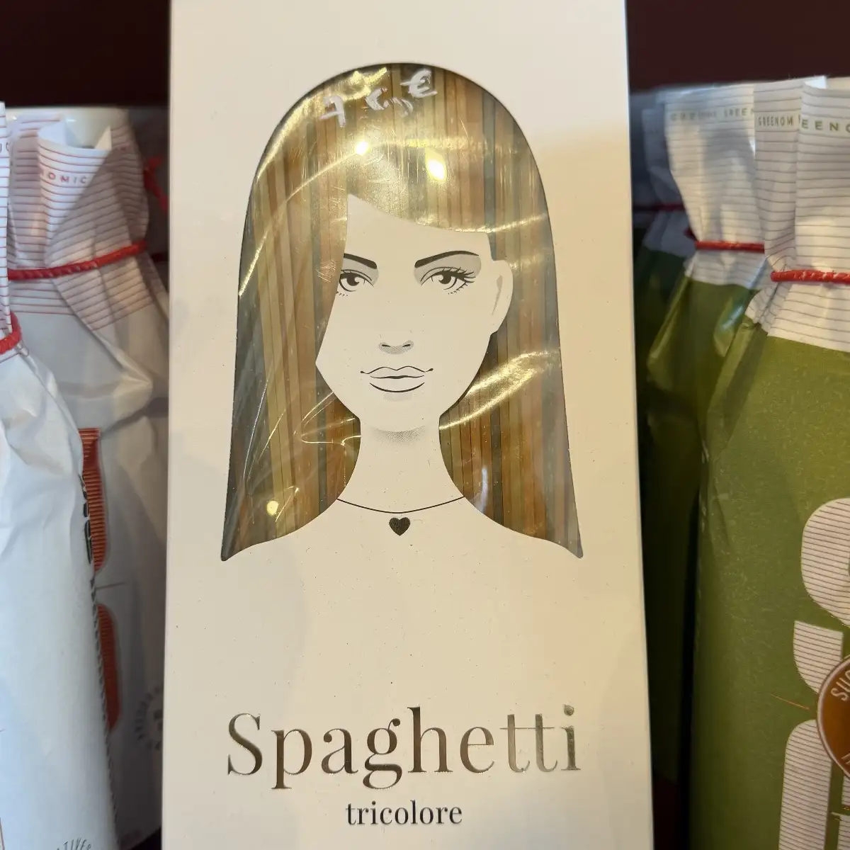 Spaghetti tricolore
